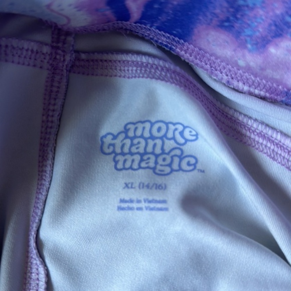 More than magic leggings girls size 14/16 XL purple marble athletic - Picture 7 of 9